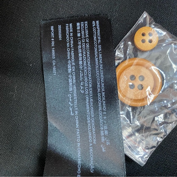 Finders Keepers Bambi Mini Dress Linen Blend Belted Black Size XS - Picture 11 of 12